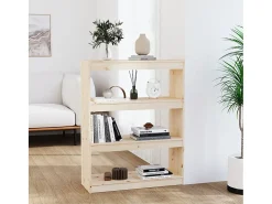 Aruna Estantería/divisor de espacios madera de pino 80x30x103,5 cm