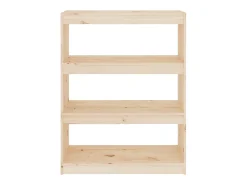 Aruna Estantería/divisor de espacios madera de pino 80x30x103,5 cm