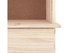 Arven Librería con cajones ALTA madera maciza de pino 60x35x142 cm