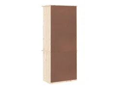 Arven Librería con cajones ALTA madera maciza de pino 60x35x142 cm