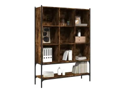 Assen Estantería madera de ingeniería roble ahumado 102x30x141,5 cm