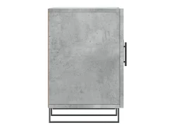 Astrid Helene Mueble de TV madera de ingeniería gris hormigón 150x30x50 cm