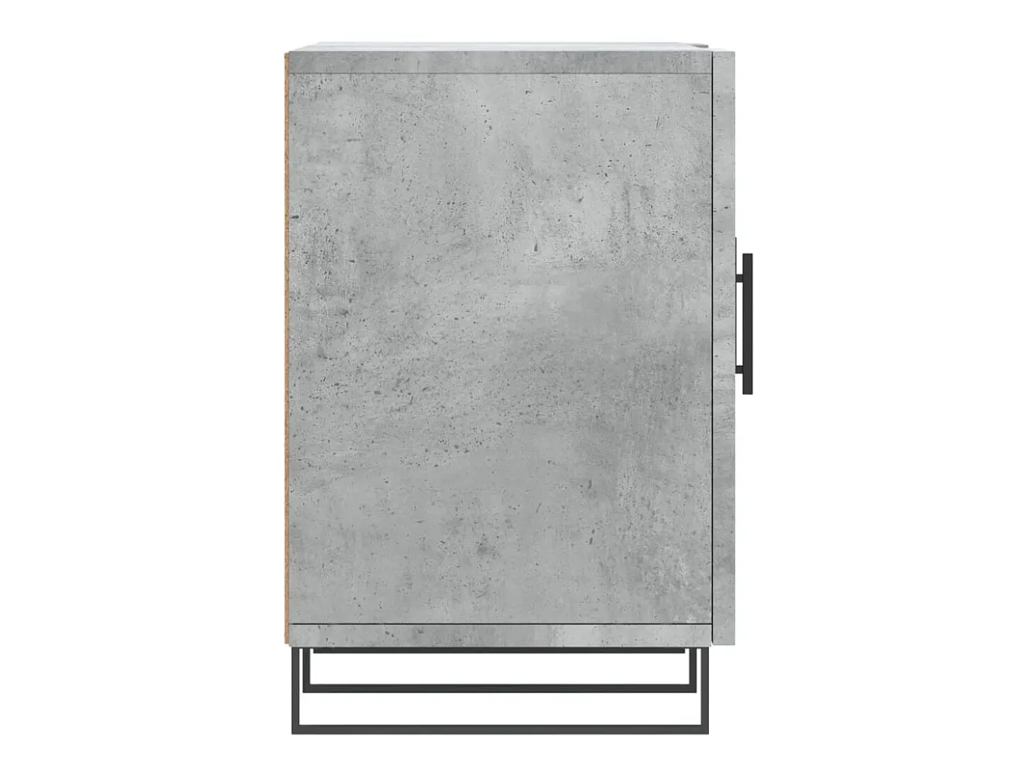 Astrid Helene Mueble de TV madera de ingeniería gris hormigón 150x30x50 cm