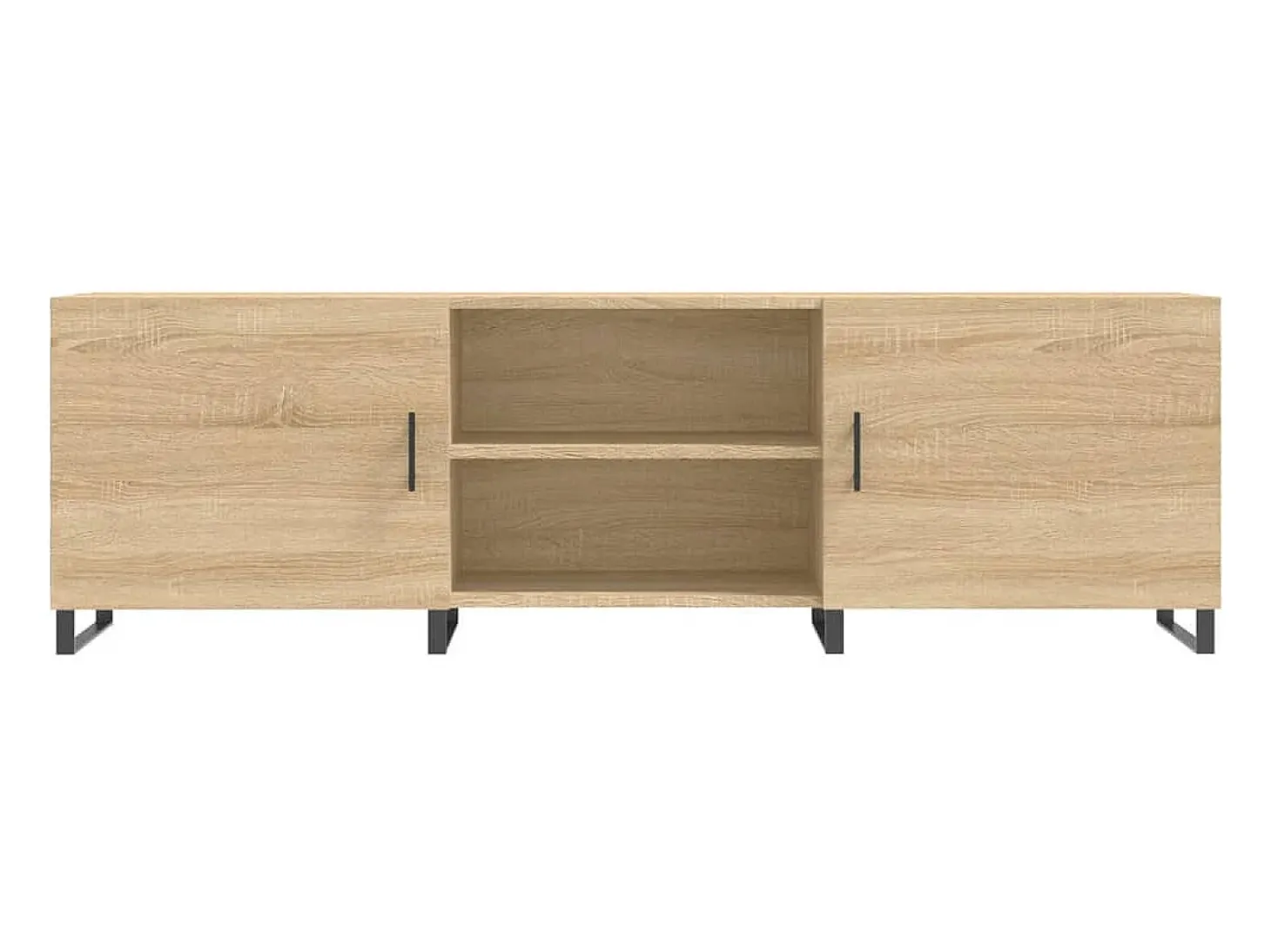 Astrid Helene Mueble para TV madera de ingeniería roble Sonoma 150x30x50 cm