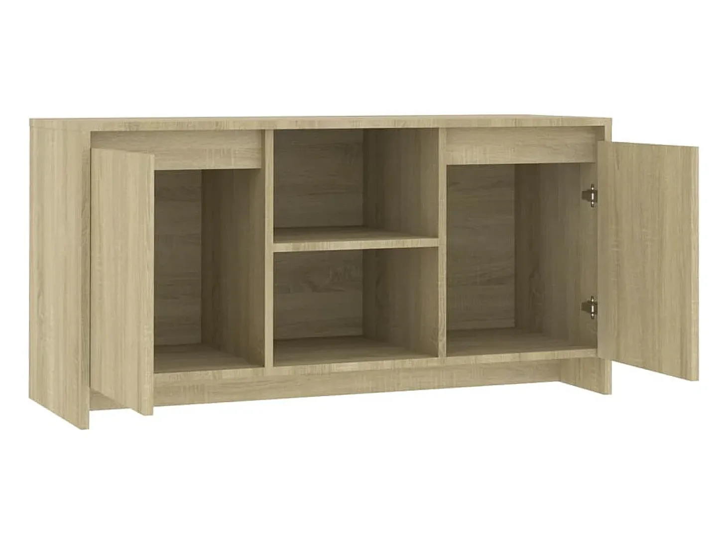 Atkinson Mueble de TV madera contrachapada roble Sonoma 102x37,5x52,5 cm