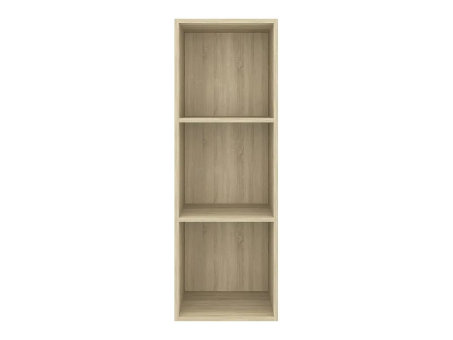 Aymee Mueble de pared para TV madera contrachapada roble 37x37x72 cm
