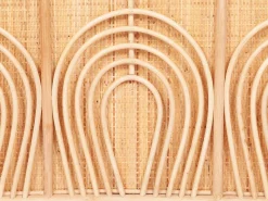 Baúl de almacenamiento de mimbre trenzado, An.91 x P. 48 x Al. 58 cm, Natural, LUMORA