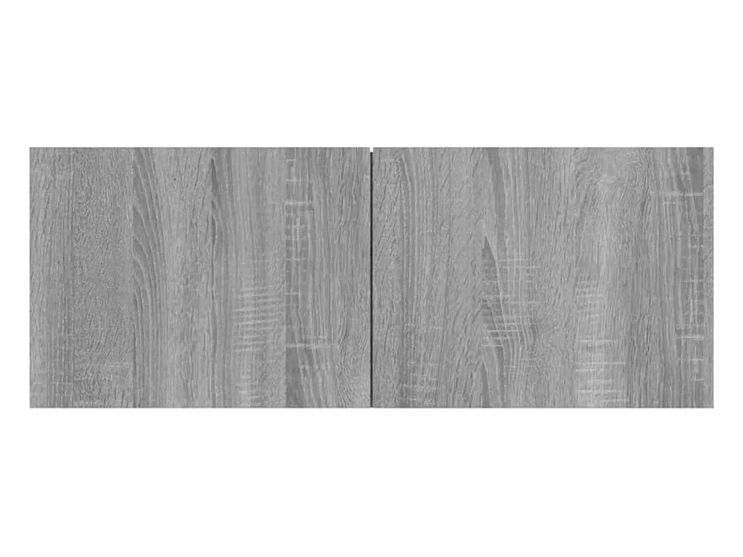 Ballinger Muebles de TV 2 uds madera ingeniería gris Sonoma 80x30x30 cm