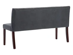 Banco 148,5 cm Gris Simil piel