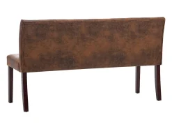 Banco 148,5 cm Piel sintética color marrón