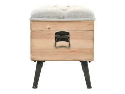 Banco de almacenaje 110 cm Madera maciza de abeto