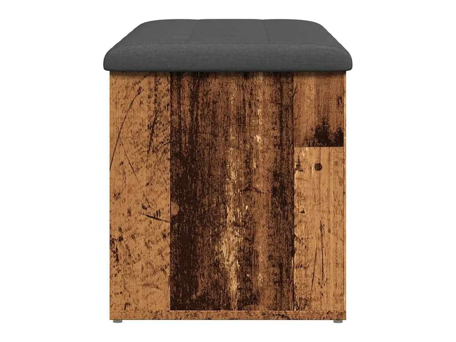 Banco de almacenaje de madera antigua 102x42x45 cm madera de ingeniería