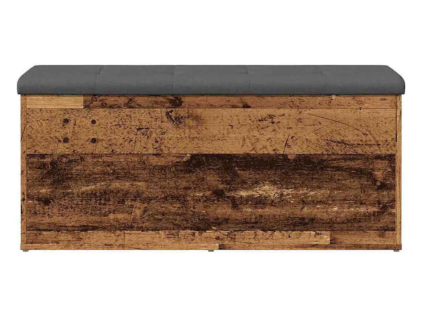 Banco de almacenaje de madera antigua 102x42x45 cm madera de ingeniería