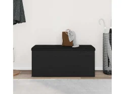 Banco de almacenamiento de roble negro 102 x 42 x 45 cm Madera de ingeniería