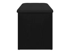 Banco de almacenamiento de roble negro 102 x 42 x 45 cm Madera de ingeniería