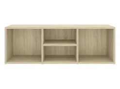 Banco de almacenamiento para zapatos de roble Sonoma de madera de ingeniería