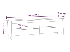 Banco de entrada 160x28x45 cm madera maciza de pino