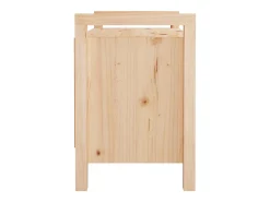 Banco de entrada 80x40x60 cm Madera maciza de pino