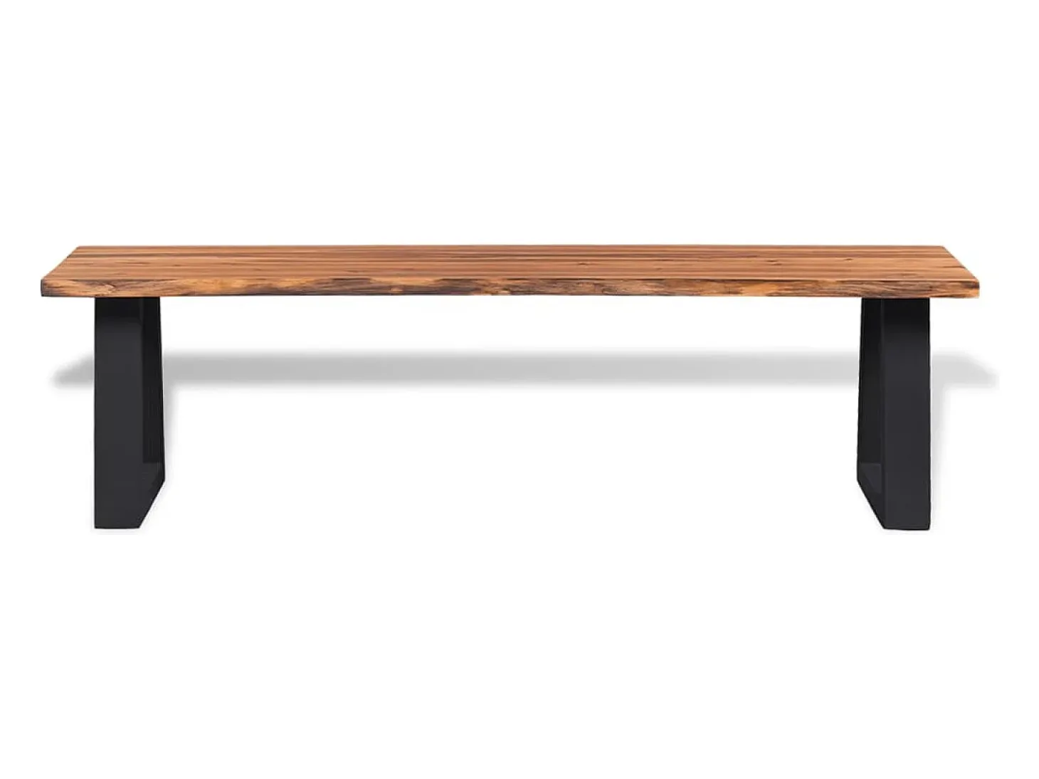 Banco de madera maciza de acacia 145 cm