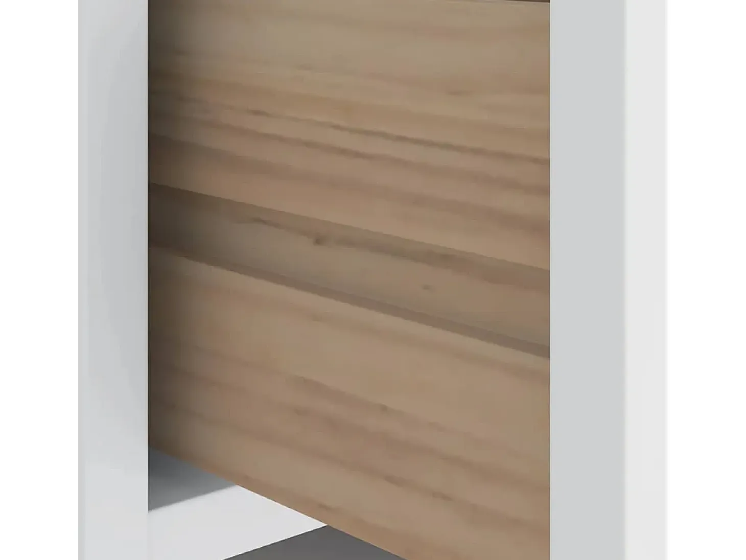Banco de recibidor SANDNES blanco 45x40x50 cm madera maciza de pino