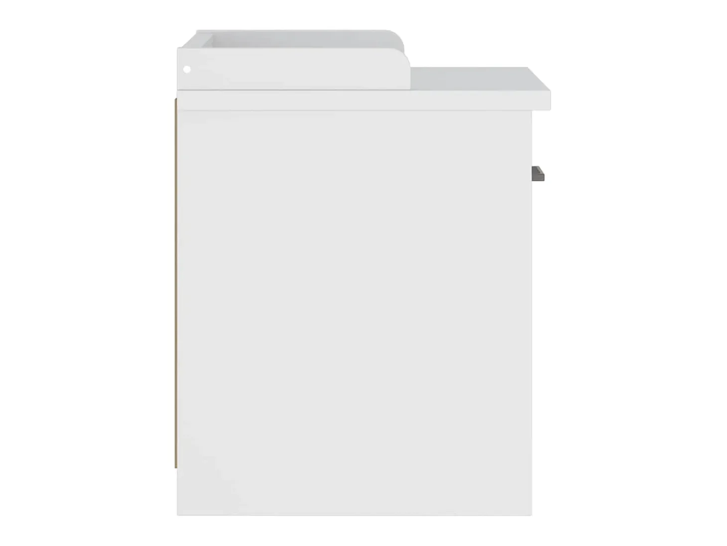 Banco de recibidor SANDNES blanco 45x40x50 cm madera maciza de pino