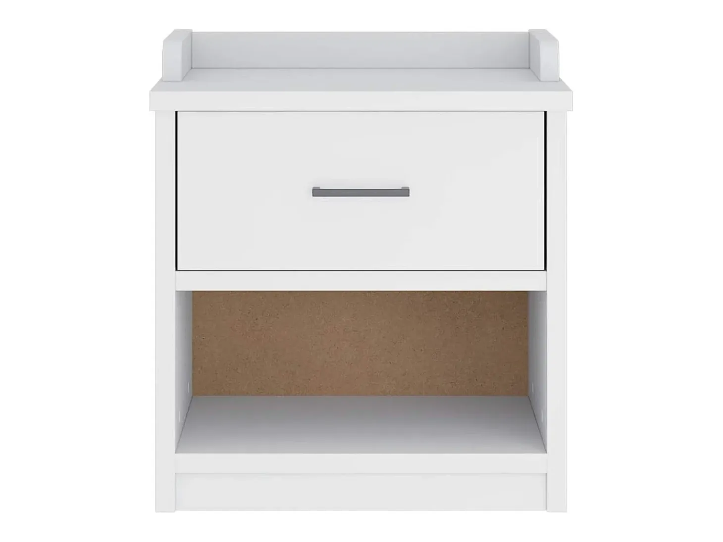 Banco de recibidor SANDNES blanco 45x40x50 cm madera maciza de pino