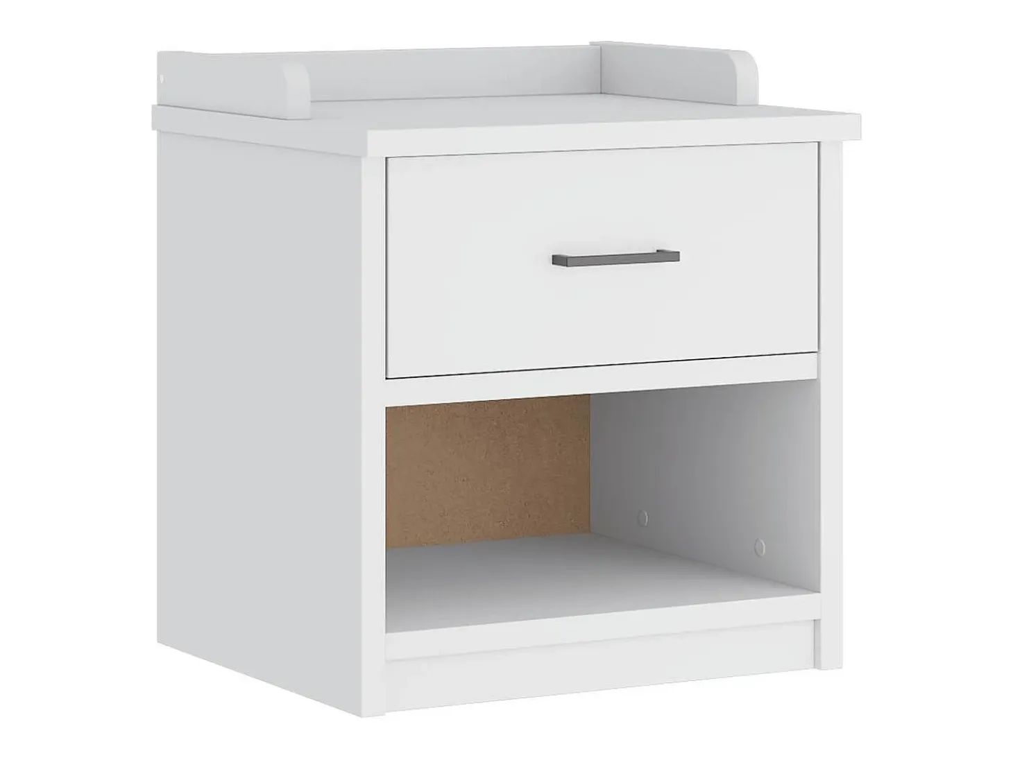 Banco de recibidor SANDNES blanco 45x40x50 cm madera maciza de pino