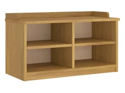 Banco de recibidor SANDNES 87x40x50 cm madera maciza de pino