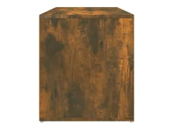 Banco pasillo madera de ingeniería roble ahumado 80x40x45 cm