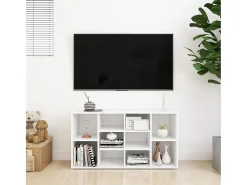 Banco zapatero blanco 103x30x54,5 cm Madera de ingeniería