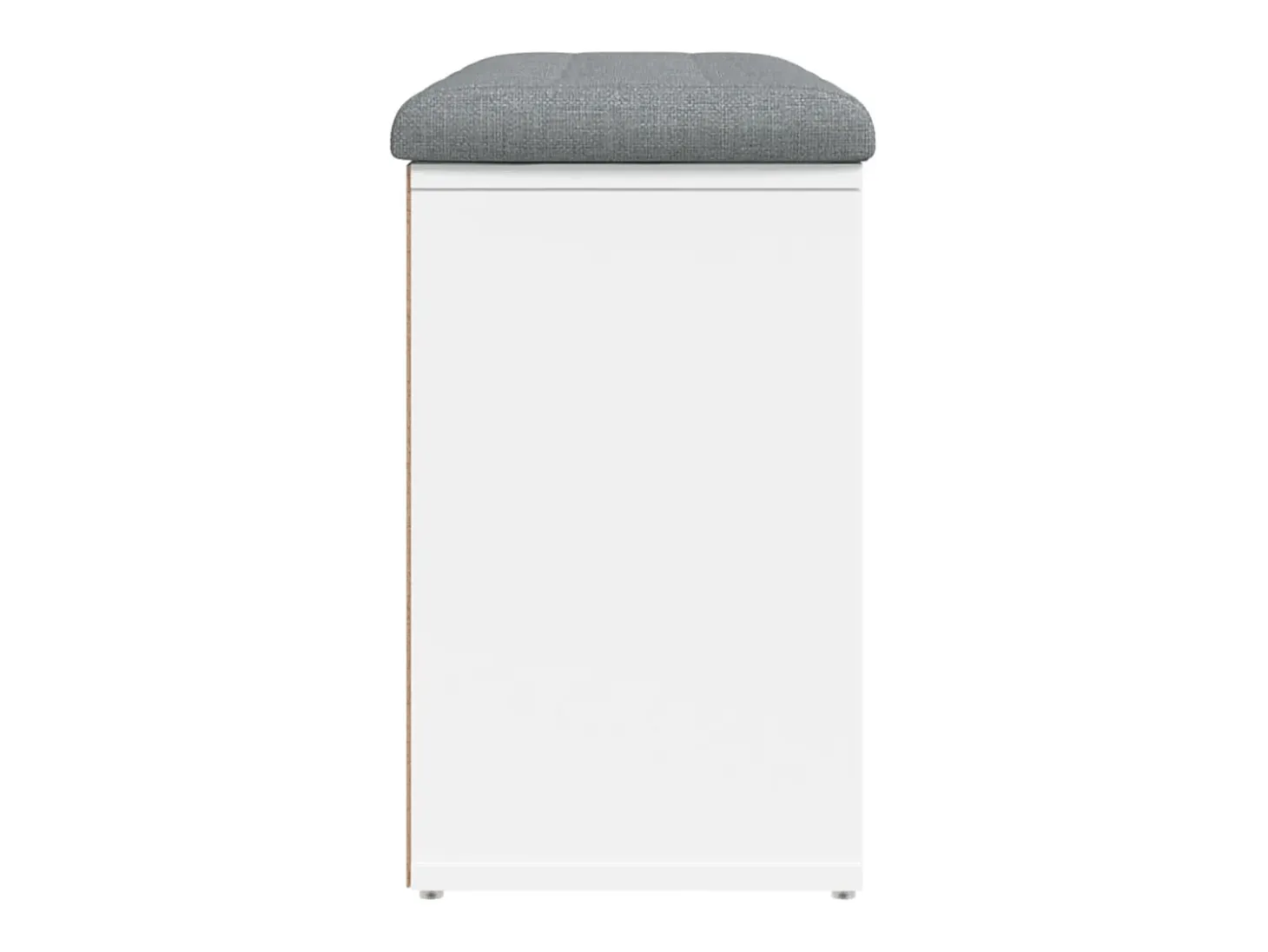 Banco zapatero blanco 82x32x50 cm madera de ingeniería