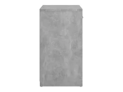 Banco zapatero de hormigón gris 94,5x31x57 cm aglomerado