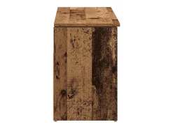 Banco zapatero de madera antigua 102x30,5x45 cm madera de ingeniería