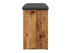 Banco zapatero de madera antigua 82x32x50 cm madera de ingeniería