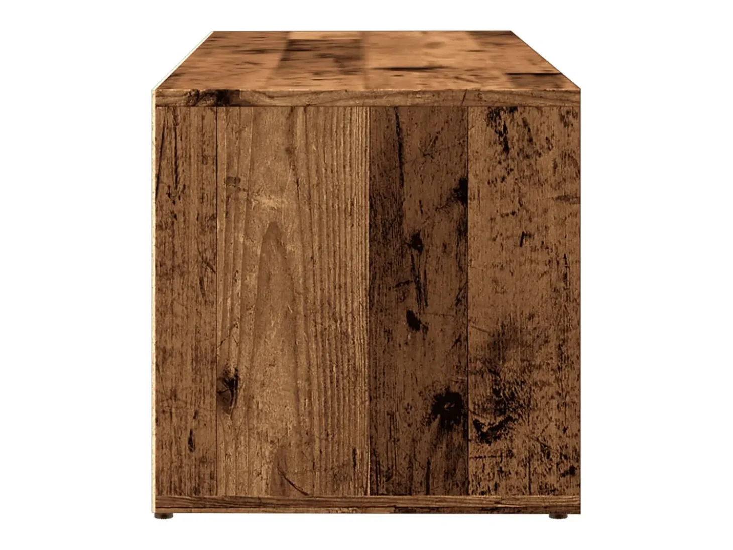 Banco zapatero de madera antigua 105x35x35 cm