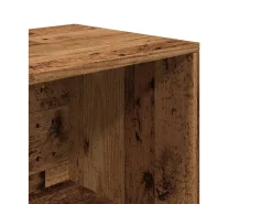 Banco zapatero de madera antigua 105x35x35 cm
