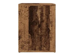 Banco zapatero de madera antigua 100x35x45 cm madera de ingeniería