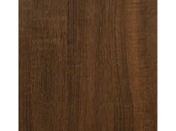 Banco zapatero roble marrón 82x42x45 cm madera de ingeniería