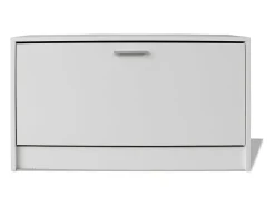 Banco zapatero 80x24x45 cm Blanco