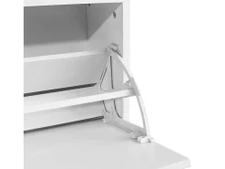 Banco zapatero 80x24x45 cm Blanco