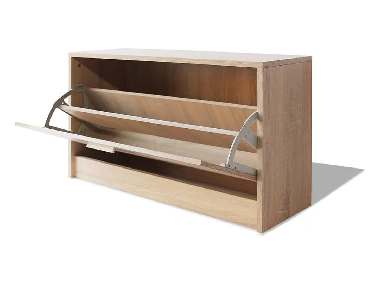 Banco zapatero 80x24x45 cm Roble