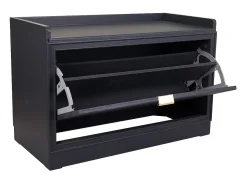 Banqueta zapatero de madera