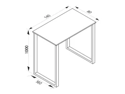 Barbacoa Xona Plata / Roble Sonoma AL. 102 x AN. 140 x P. 80 cm