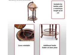 Barra esférica MCW-D83 Rollbar, marrón