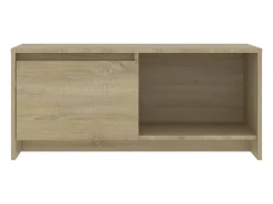 Bay Village Mueble para TV madera contrachapada roble Sonoma 90x35x40 cm