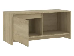 Bay Village Mueble para TV madera contrachapada roble Sonoma 90x35x40 cm