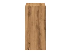 Biblioteca de madera ingeniería roble artisian 68,5x32x68,5 cm ES919324
