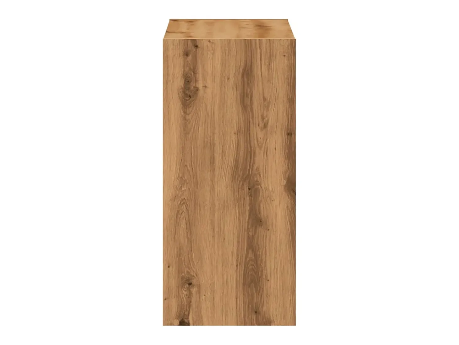 Biblioteca de madera ingeniería roble artisian 68,5x32x68,5 cm ES919324