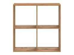 Biblioteca de madera ingeniería roble artisian 68,5x32x68,5 cm ES919324