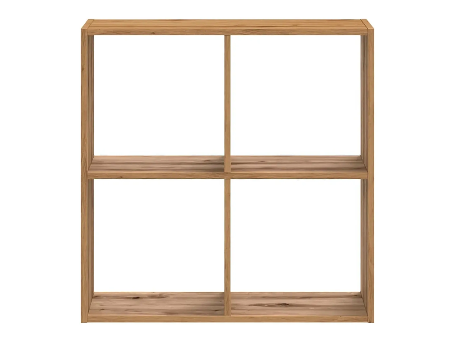Biblioteca de madera ingeniería roble artisian 68,5x32x68,5 cm ES919324